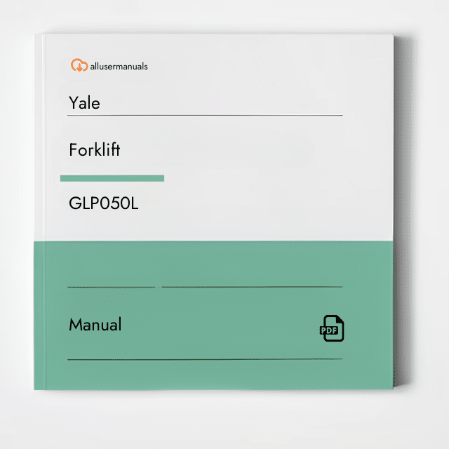 Yale Forklifts Parts GLP050L Manual