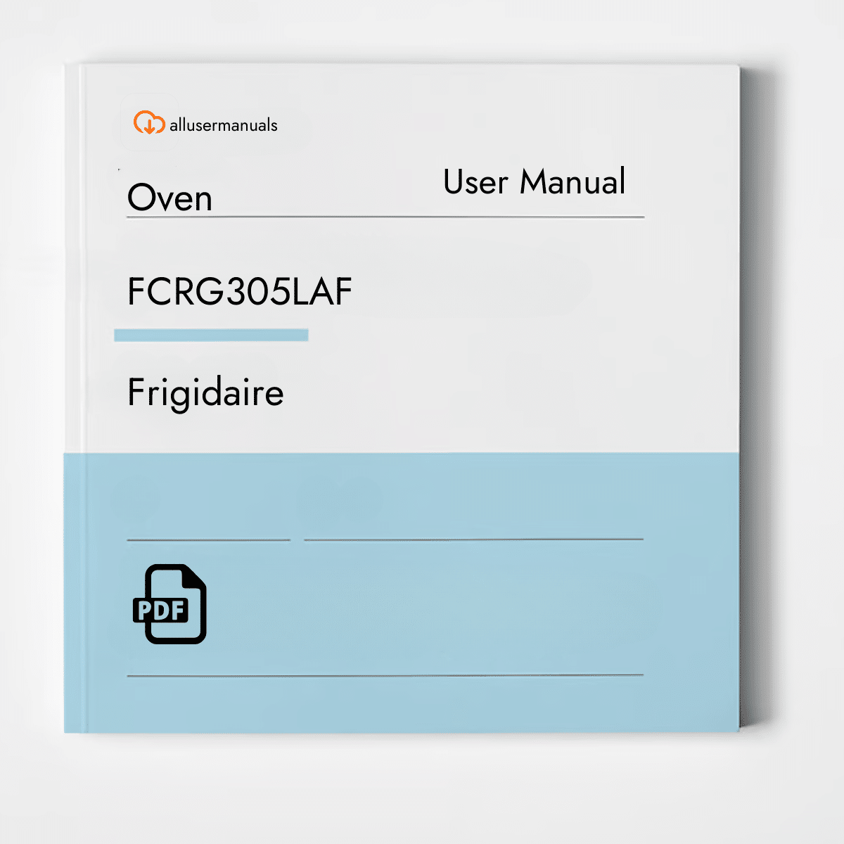 Frigidaire Wall Oven FCRG305LAF Manual