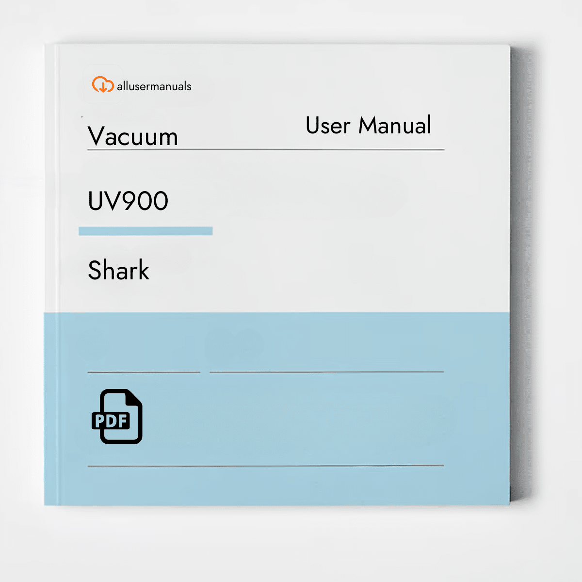 Shark Vacuum UV900 Manual