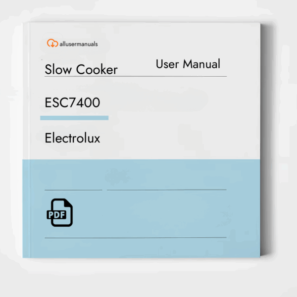 Electrolux Slow Cooker ESC7400 Manual Download