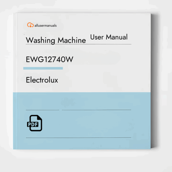 Electrolux Washing Machine EWG12740W Manual Download