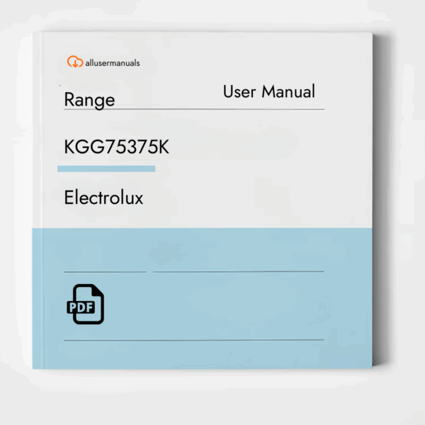 Electrolux Range KGG75375K Manual Download