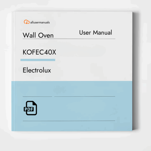 Electrolux Wall Oven KOFEC40X Manual Download